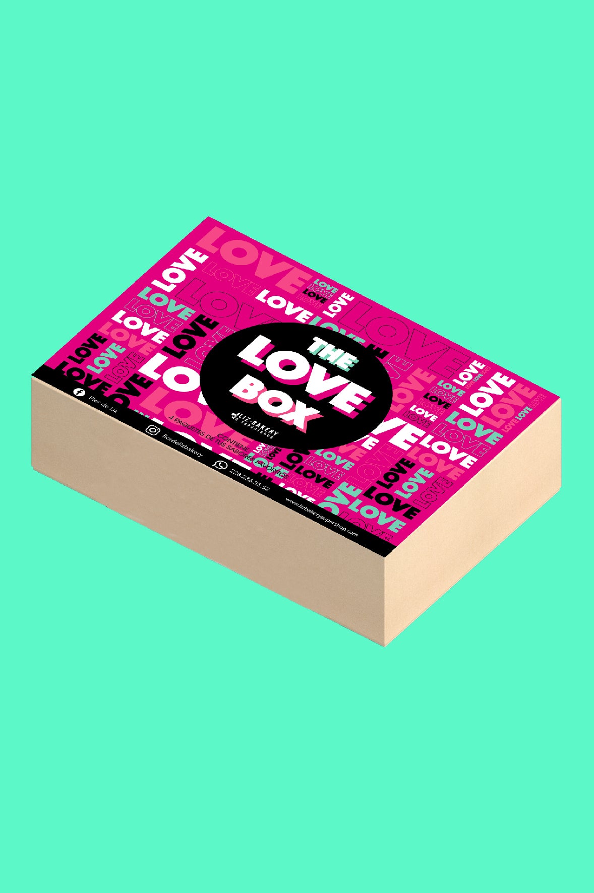 The LOVE Box (4 pack) LIZ BAKERY & SUPERFOODS